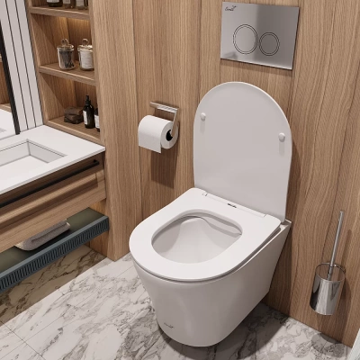 Унитаз подвесной CeruttiSpa ADIGE Aria MW CT9245 белый матовый, белый матовый