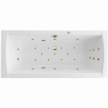 Ванна акриловая EXCELLENT Aquaria Lux ULTRA WAEX.AQU18.ULTRA.BR 180x80 белая с гидромассажем