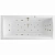 Ванна акриловая EXCELLENT Aquaria Lux ULTRA WAEX.AQU18.ULTRA.BR 180x80 белая с гидромассажем