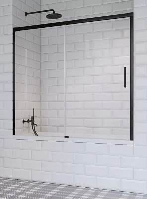 Шторка для ванны Radaway Idea Black PN DWJ 160
