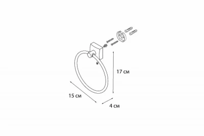 Полотенцедержатель FIXSEN KVADRO FX-61311
