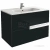 Тумба с раковиной Roca Victoria Nord Black Edition ZRU9000097 80 черный глянец