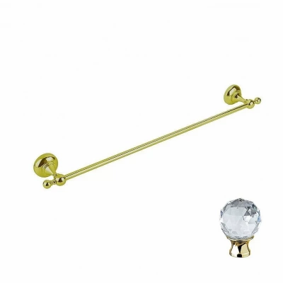 Полотенцедержатель Cezares APHRODITE-TH05-03/24-Sw Золото 24 карат/Swarovski