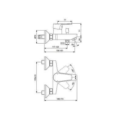 Набор смесителей Ideal Standard Esla BC264AA