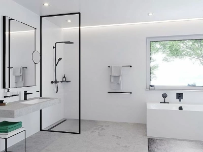 Внешняя часть излива на ванну Hansgrohe Exafill S  58117140