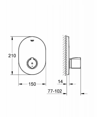 Смеситель для душа Grohe Grohtherm 2000 Special 19418 000