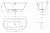 Ванна Salini Sofia Wall S-Sense 102517GRH 160x80 белая/снаружи RAL глянцевая