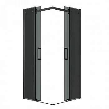 Душевой уголок Grossman Classic 300.K33.04.1010.21.10 100x100 профиль черный матовый/стекло тонированное