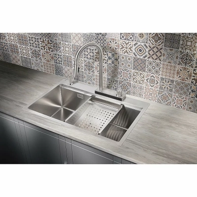 Мойка кухонная Milacio Denia 75 Steel MC.77420 нержавеющая сталь