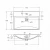 Тумба с раковиной BelBagno DUE-600-2C-SO-BM-P белый металлик