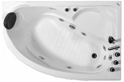 Ванна акриловая Gemy Enjoy Yourself G9009 B 150x100 белая с гидромассажем