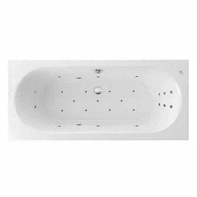 Ванна акриловая EXCELLENT Oceana Slim ULTRA WAEX.OCE18S.ULTRA.CR 180x80 белая с гидромассажем