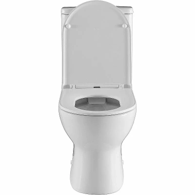Унитаз напольный Aquanet Ray 326011 безободковый, с бачком, с крышкой микролифт, слив торнадо