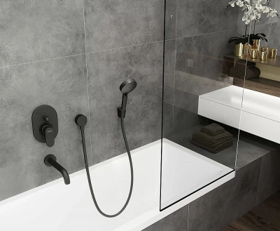 Душевая лейка Hansgrohe Vernis Blend 26270670 черный матовый