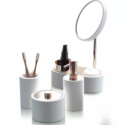 Зеркало косметическое Bertocci Easy 130 0934 5500 белый матовый/розовое золото