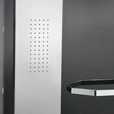 Душевая кабина Orans Diamond 89101BLH 100х100 профиль черный