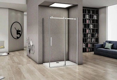 Душевой уголок Good Door Altair WTW+SP 140х100 стекло прозрачное/профиль хром