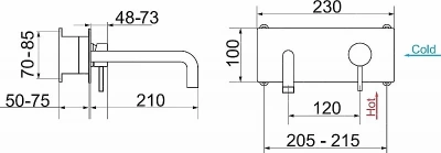 Душевая система RGW Shower Panels SP-6143-01 50140801-01 хром