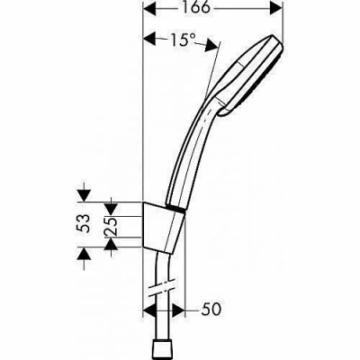Душевая гарнитура Hansgrohe Croma 100 27593000