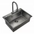 Мойка кухонная Milacio Denia 68 Steel MC.77419 вороненая сталь Мойка кухонная Milacio Denia 68 Steel MC.77419 вороненая сталь