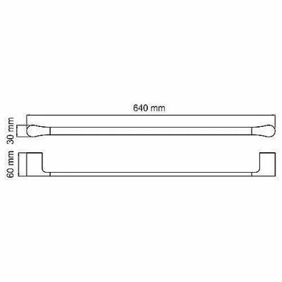 Полотенцедержатель WasserKRAFT Aisch K-5930