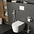 Инсталляция для унитаза WasserKraft Vils 56TLT.010.ME.WM02 с белой матовой кнопкой