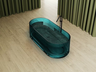Ванна Abber 170х75 AT9708Aquamarin бирюзовая