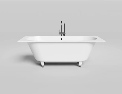 Ванна Salini Ornella AXIS S-Stone 104623MRF 170x70 белая/полностью RAL матовая