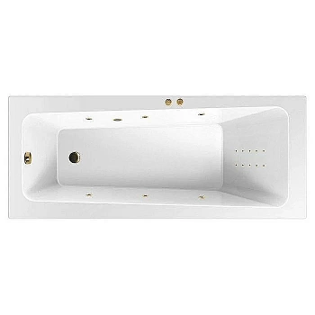 Ванна акриловая Excellent Ava LINE NANO WAEX.AVA17.LINENANO.GL 170x70 белая с гидромассажем