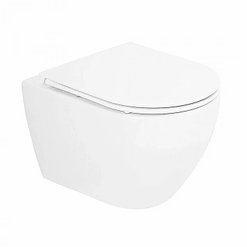 Подвесной унитаз Cezares Stylus-Tor CZR-6601-TH-TOR безободковый, слив-торнадо