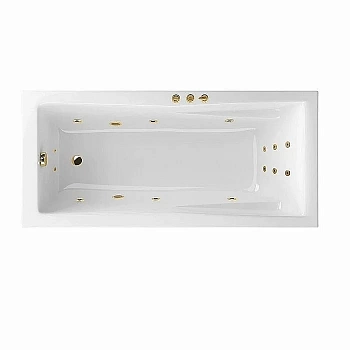 Ванна акриловая EXCELLENT Palace SMART WAEX.PAL17.SMART.GL 170x75 белая с гидромассажем