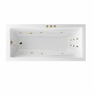 Ванна акриловая EXCELLENT Palace SMART WAEX.PAL17.SMART.GL 170x75 белая с гидромассажем