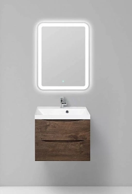 Тумба с раковиной Belbagno MARINO 65 подвесная Rovere Moro