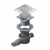 Душевой трап PESTAN Confluo Standard Tide 2 Mask 15x15 с рамкой