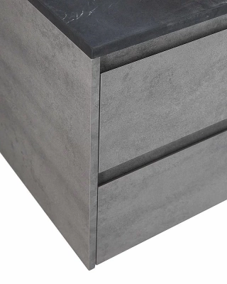 Тумба с раковиной и столешницей BelBagno KRAFT 80 Cemento Grigio