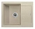 Мойка кухонная Kaiser KGMK-6250-SB песочный мрамор