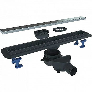 Душевой лоток BelBagno Luce BB-LD-LUCE-90-CR хром матовый