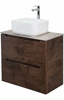 Тумба с раковиной и столешницей BelBagno ETNA H60 2C 60 Rovere Moro