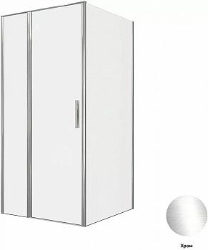 Душевой уголок Allen Brau Priority 100x100 3.31028.00 + 3.31046.00 прозрачный/хром