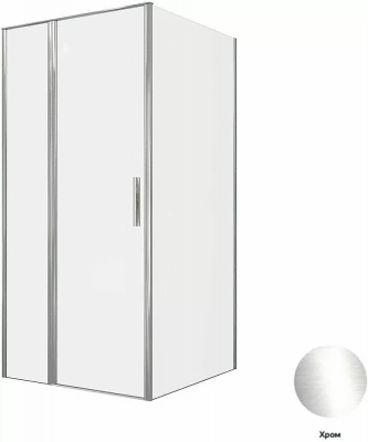 Душевой уголок Allen Brau Priority 100x100 3.31028.00 + 3.31046.00 прозрачный/хром