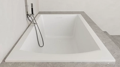 Ванна Salini Cascata 180х80 104213G белая глянцевая