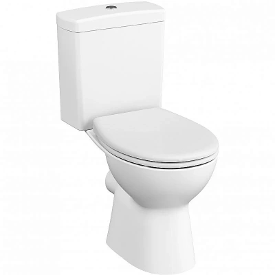 Унитаз-компакт Vitra S10 9822B003-7204 безободковый, с бачком, с крышкой микролифт