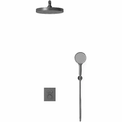 Душевая система Vincea Inspire VSFW-3I21T2GM вороненая сталь