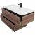 Нижняя тумба Cezares SLIDER-1000-1C-PI-NA-P орех дымчатый Нижняя тумба Cezares SLIDER-1000-1C-PI-NA-P орех дымчатый