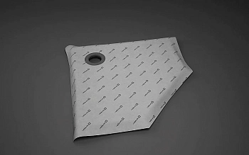 Душевая плита с трапом и решеткой Radaway 5PK0808/5K01 79х79