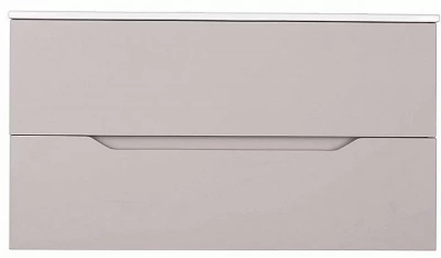 Тумба с раковиной Orange Line Li-100TuL+Ra латте матовый