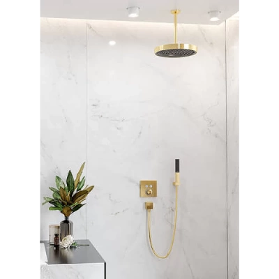 Душевая лейка Hansgrohe Rainfinity 26867990 золото