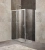 Душевой уголок BelBagno UNIQUE-AH-1-100/115-90-C-Cr 115х90 стекло прозрачное/профиль хром Душевой уголок BelBagno UNIQUE-AH-1-100/115-90-C-Cr 115х90 стекло прозрачное/профиль хром