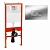Инсталляция для унитаза BelBagno BB026/BB071CR кнопка хром