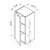 Шкаф AM.PM Func M8FCH04029WG 40 белый